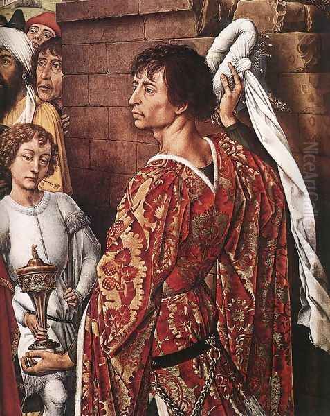 St Columba Altarpiece (detail-2) c. 1455 - view 1