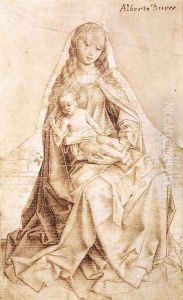Virgin with the Blessing Child 1450-55 by Rogier van der Weyden