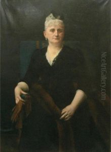 Lady With Mink Stole by Alexandre Cabanel