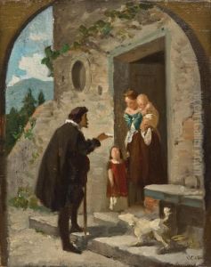 La Consegna Della Lettera by Vincenzo Cabianca