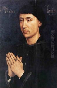Portrait Diptych of Philippe de Croy (right wing) c. 1460 by Rogier van der Weyden