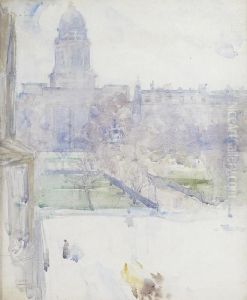 Charlotte Square by Francis Campbell Boileau Cadell