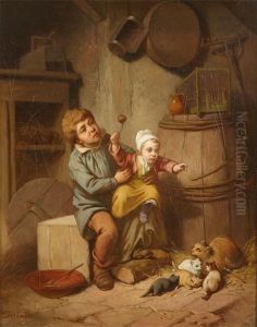 Domestic Scene Domestic Scene