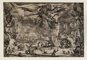 Le Tentazioni Di Sant'antonio (seconda Versione) by Jacques Callot