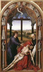Miraflores Altarpiece: central panel (or Mary Altarpiece) by Rogier van der Weyden