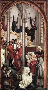 Seven Sacraments Altarpiece: right wing by Rogier van der Weyden