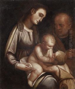 Madonna Col Bambino E San Giovannino Madonna Col Bambino E San Giovannino