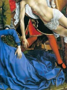 Deposition (detail) by Rogier van der Weyden
