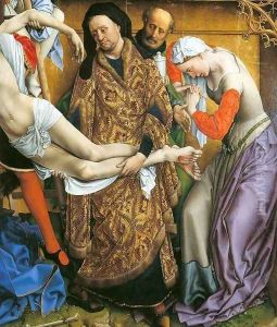 Deposition (detail) 2 by Rogier van der Weyden