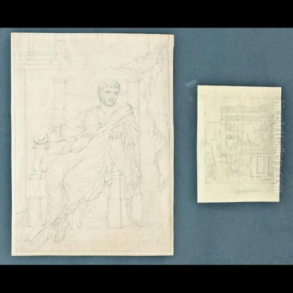 Due Disegni A Matita Raffiguranti - view 1