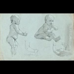Studio Per Figure Di Fanciulli