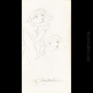 Madre Con Fanciullo by Alcide Davide Campestrini