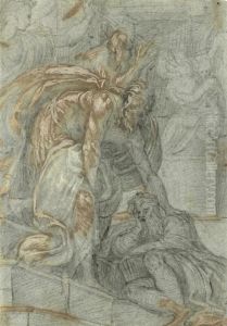 Recto: Various Figure Studies