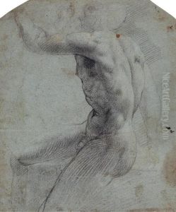 Mannliche Aktstudie by Antonio Campi