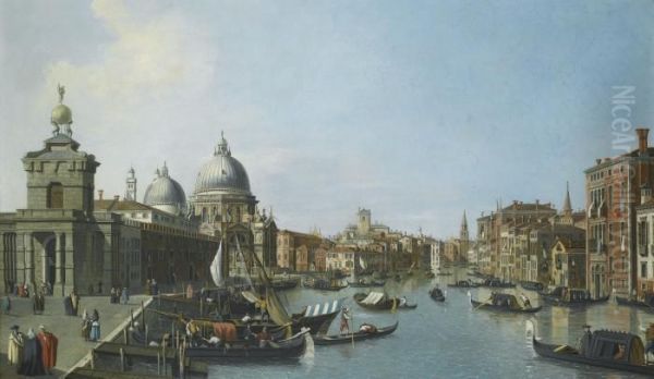 Venice, The Entrance To The Grand Canal Looking West - view 1