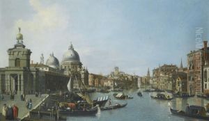 Venice, The Entrance To The Grand Canal Looking West