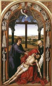 Miraflores Altarpiece (central panel) 2 by Rogier van der Weyden