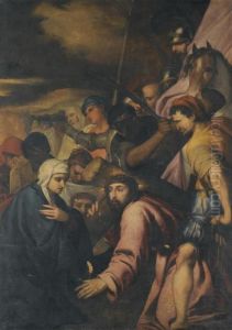 Christ Falls On The Way To Calvary