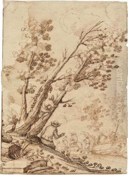 Paesaggio Con Figure - view 1