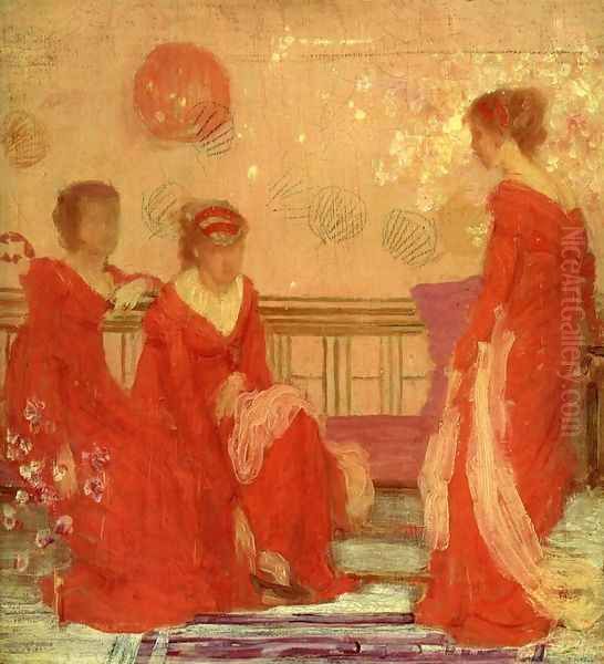 Harmony in Flesh Colour and Red - view 1