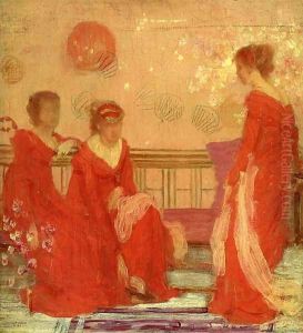 Harmony in Flesh Colour and Red