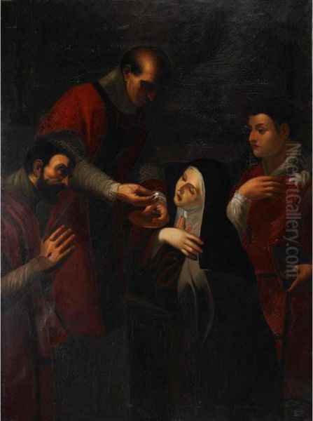Nun Receiving Communion - view 1