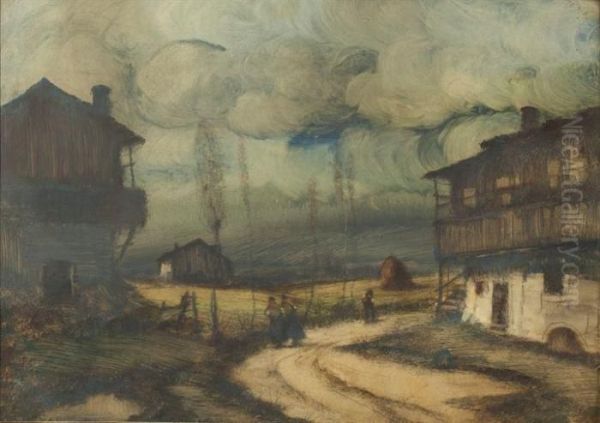 Paesaggio Con Case - view 1