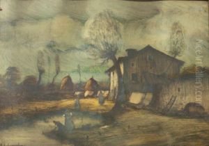 Paesaggio Con Covoni