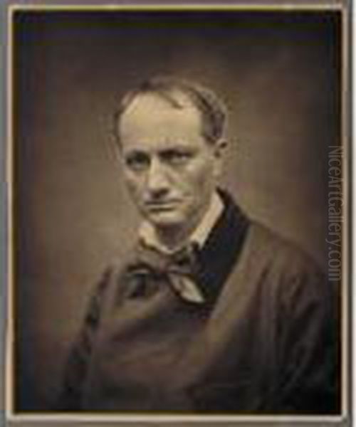 Charles Baudelaire, Circa 1862, Printed 1876 Or Later, From The 'galerie Contemporaine' - view 1
