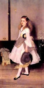 Harmony in Grey and Green- Miss Cicely Alexander 1872-73