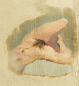 Female Nude Study by Arthur Beecher Carles