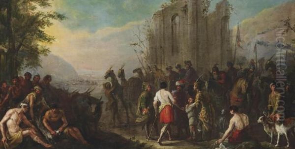 Joseph Sold Into Slavery To The Ishmaelites - view 1
