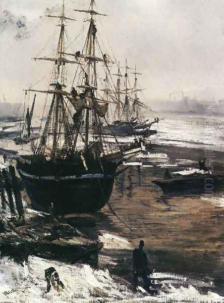 The Thames in Ice - view 1