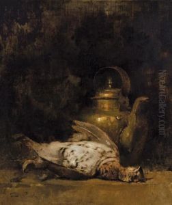 Still Life With Fowl And Urn by Emil Carlsen