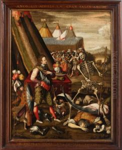 Allegorie Des Krieges by Antoine Caron
