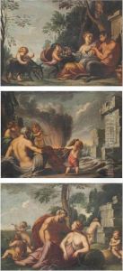 An Allegory Of Autumn by Giulio Carpione