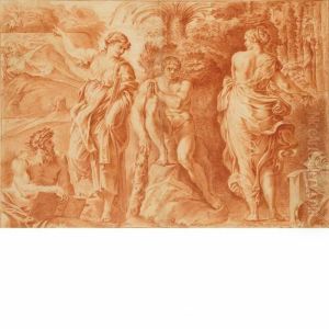 Hercules At The Crossroads by Annibale Carracci