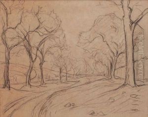 Chemin Sous Les Arbres by Louis Hilaire Carrand