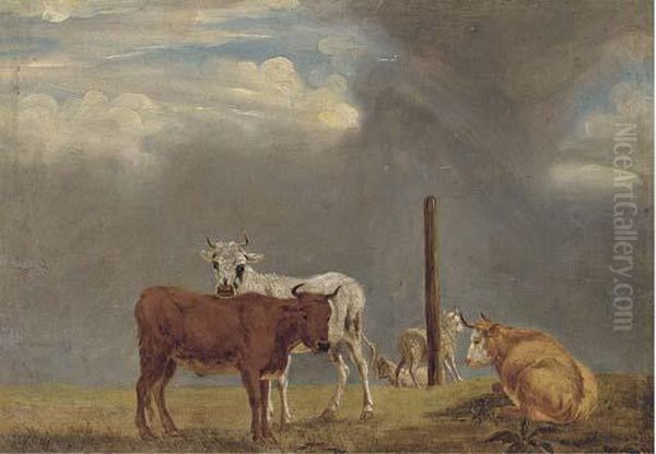 Cattle In A Landscape - view 1