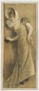 Jeune Fille En Capeline Jeune Fille En Capeline