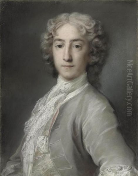 Portrait Of Lord Sidney
Beauclerk (1703-1744), Half-length, In A Grey Velvet Coat And White
Stock - view 1