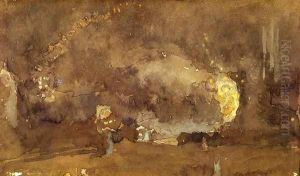 The Fire Wheel by James Abbott McNeill Whistler