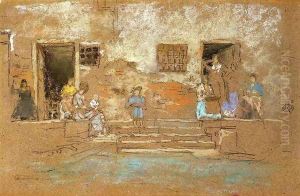 The Steps by James Abbott McNeill Whistler