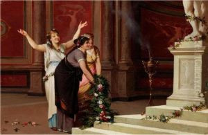 Das Venusopfer by Amos Cassioli