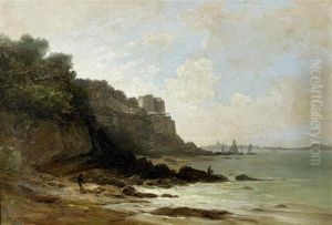 Coastal Cliff by Gustave Castan