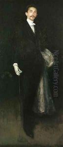 Arrangement in Black and Gold: Comte Robert de Montesquiou-Fezensac by James Abbott McNeill Whistler