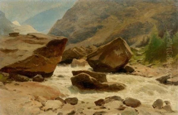 The Rhone In Oberwallis - view 1