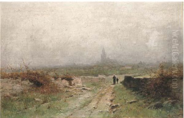 Lecroisie Par Le Brouillard, Bretagne - view 1