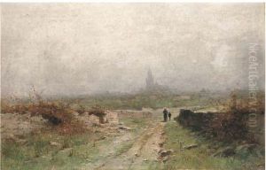 Lecroisie Par Le Brouillard, Bretagne