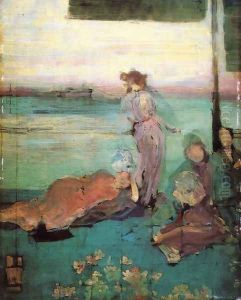 Sketch for "The Balcony" by James Abbott McNeill Whistler